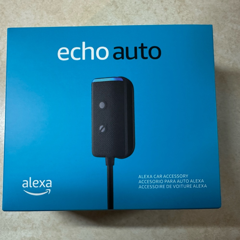 Amazon Echo Auto - Black and Blue